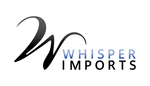 A picture of the logo for whisper imports.