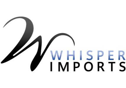 A picture of the logo for whisper imports.